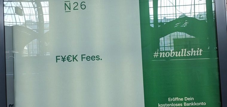 Реклама немецкого онлайн-банка n26